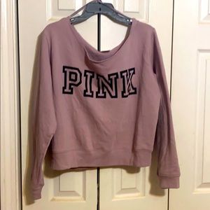 VS PINK brand light purple off the shoulder